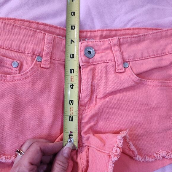 Refuge Peach Short Shorts Womens 0 - Picture 6 of 7